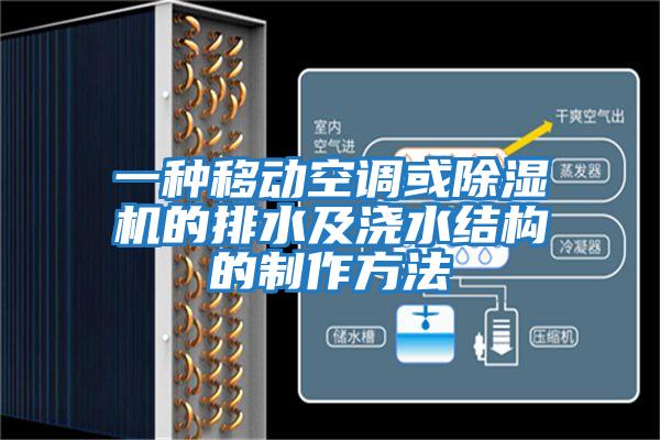 一種移動(dòng)空調或除濕機的排水及澆水結構的制作方法
