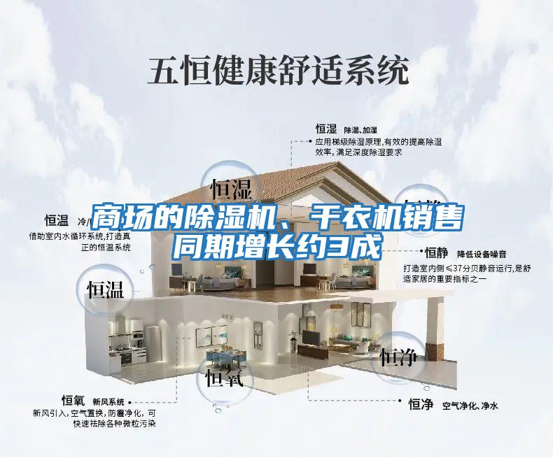 商場(chǎng)的除濕機、干衣機銷(xiāo)售同期增長(cháng)約3成