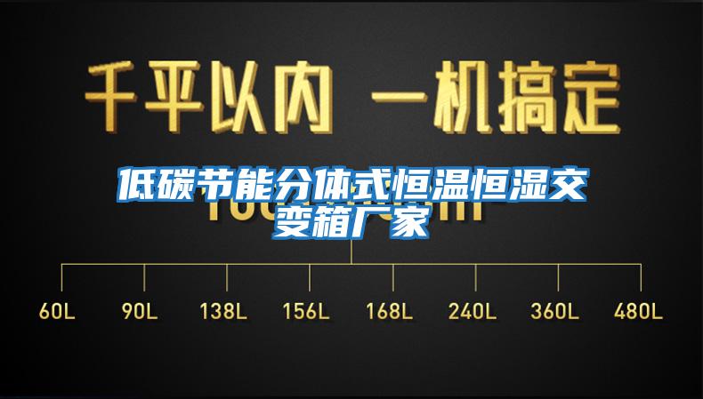 低碳節能分體式恒溫恒濕交變箱廠(chǎng)家
