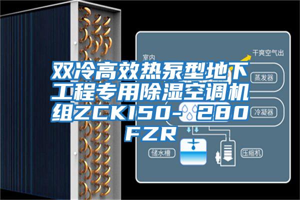 雙冷高效熱泵型地下工程專(zhuān)用除濕空調機組ZCKI50- 280FZR