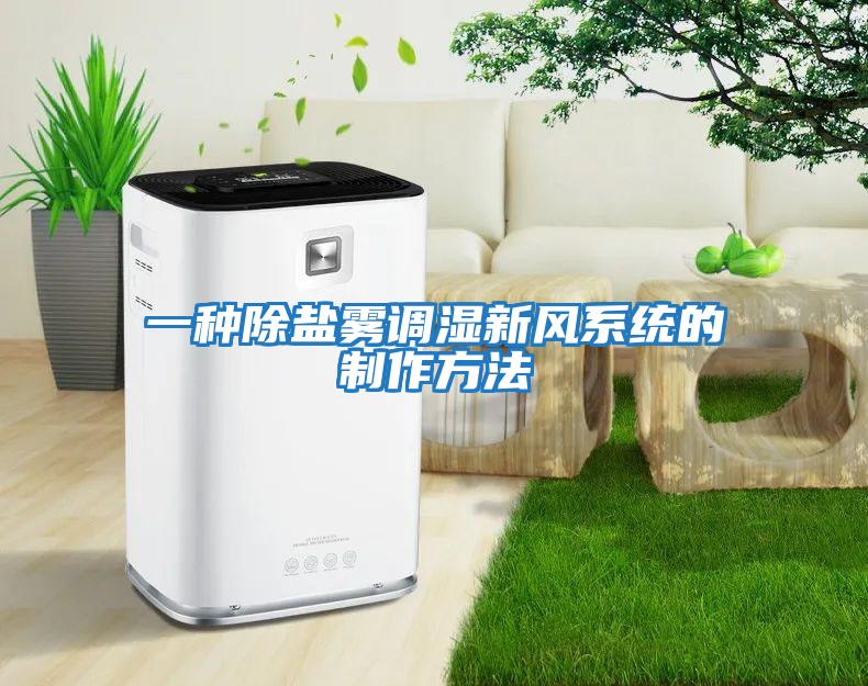 一種除鹽霧調濕新風(fēng)系統的制作方法