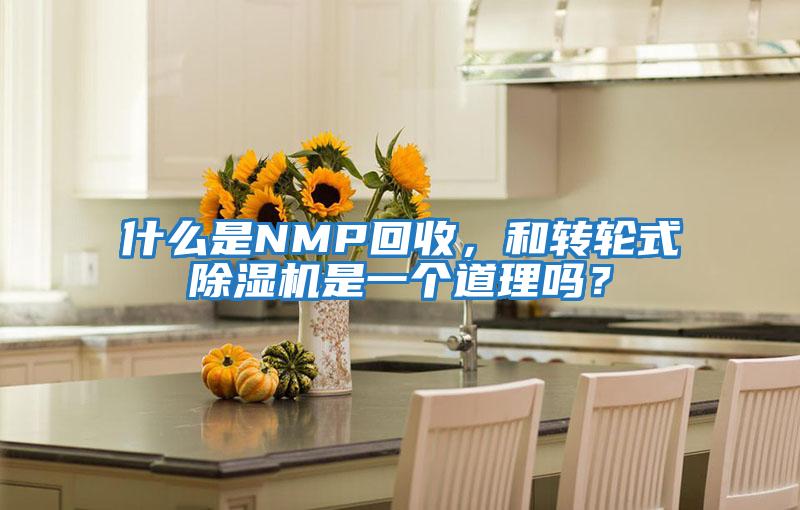 什么是NMP回收，和轉輪式除濕機是一個(gè)道理嗎？