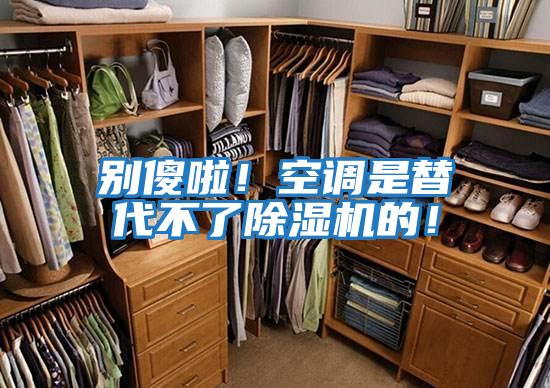別傻啦！空調是替代不了除濕機的！