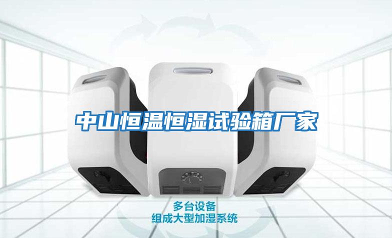 中山恒溫恒濕試驗箱廠(chǎng)家