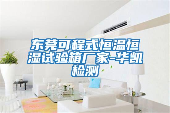 東莞可程式恒溫恒濕試驗箱廠(chǎng)家-華凱檢測