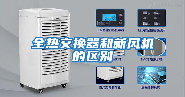 全熱交換器和新風(fēng)機的區別