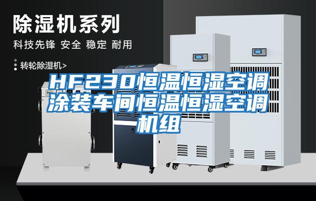 HF230恒溫恒濕空調涂裝車(chē)間恒溫恒濕空調機組