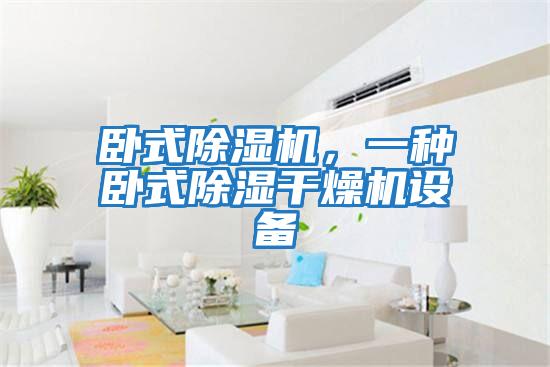 臥式除濕機，一種臥式除濕干燥機設備