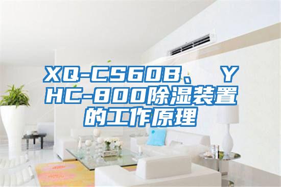 XQ-CS60B、 YHC-800除濕裝置的工作原理