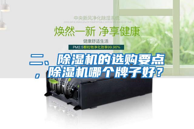 二、除濕機的選購要點(diǎn)，除濕機哪個(gè)牌子好？