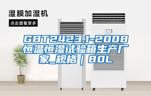 GBT2423.1-2008恒溫恒濕試驗箱生產(chǎn)廠(chǎng)家_規格｜80L