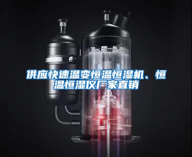 供應快速溫變恒溫恒濕機、恒溫恒濕儀廠(chǎng)家直銷(xiāo)