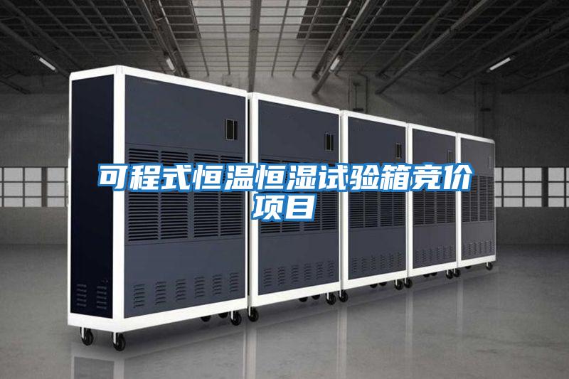 可程式恒溫恒濕試驗箱競價(jià)項目