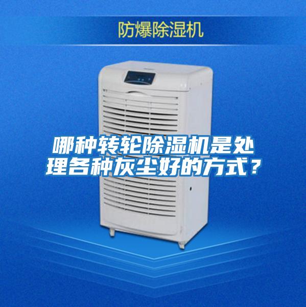 哪種轉輪除濕機是處理各種灰塵好的方式？