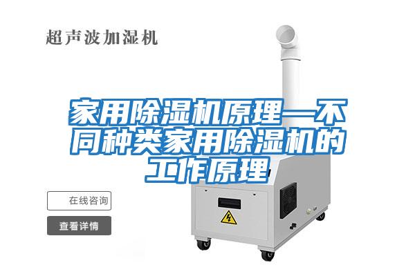 家用除濕機原理—不同種類(lèi)家用除濕機的工作原理
