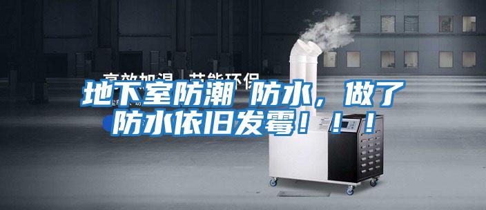 地下室防潮≠防水，做了防水依舊發(fā)霉?。?！