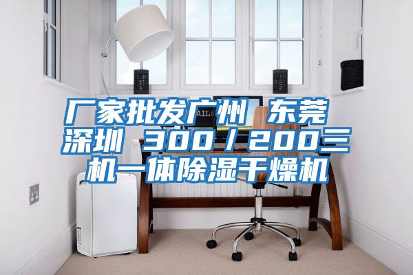 廠(chǎng)家批發(fā)廣州 東莞 深圳 300／200三機一體除濕干燥機