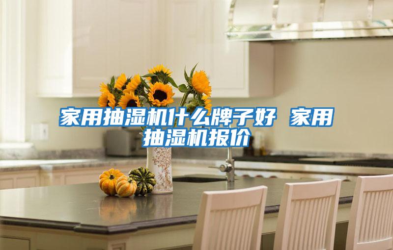 家用抽濕機什么牌子好 家用抽濕機報價(jià)