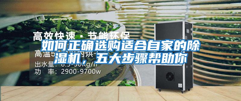 如何正確選購適合自家的除濕機，五大步驟幫助你