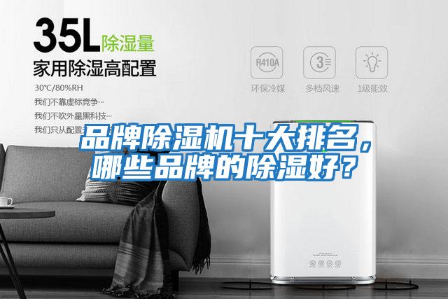 品牌除濕機十大排名，哪些品牌的除濕好？