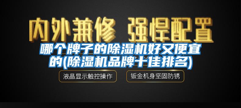 哪個(gè)牌子的除濕機好又便宜的(除濕機品牌十佳排名)