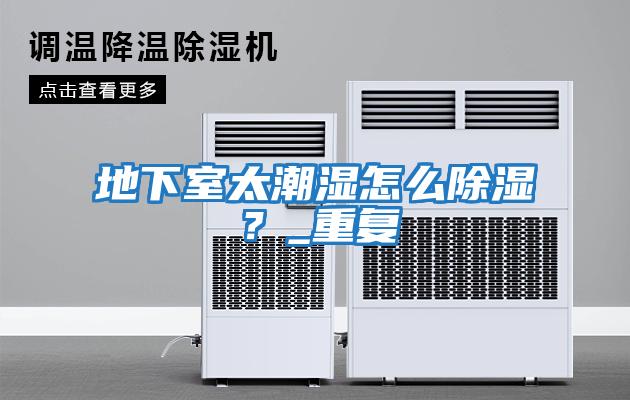 地下室太潮濕怎么除濕？_重復