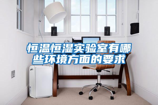 恒溫恒濕實(shí)驗室有哪些環(huán)境方面的要求