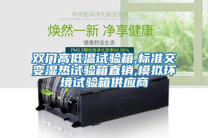 雙門(mén)高低溫試驗箱,標準交變濕熱試驗箱直銷(xiāo),模擬環(huán)境試驗箱供應商