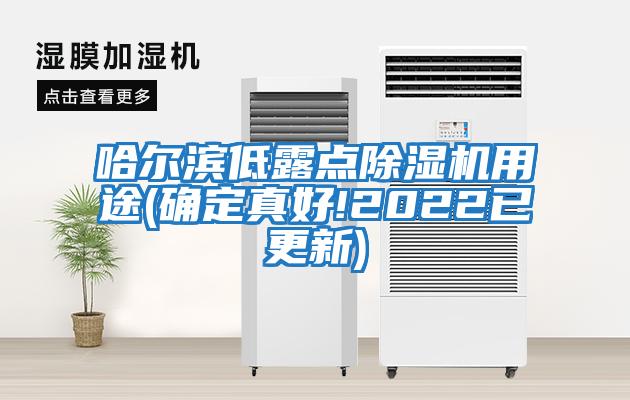 哈爾濱低露點(diǎn)除濕機用途(確定真好!2022已更新)