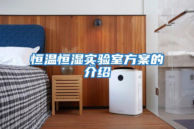 恒溫恒濕實(shí)驗室方案的介紹