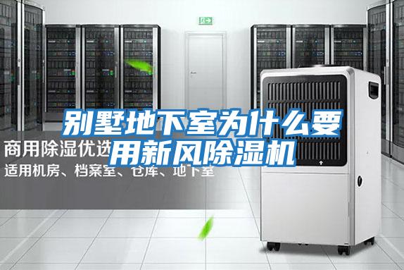 別墅地下室為什么要用新風(fēng)除濕機