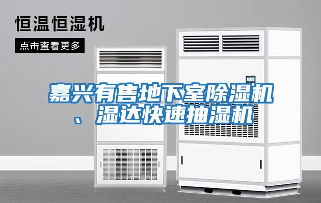 嘉興有售地下室除濕機、濕達快速抽濕機