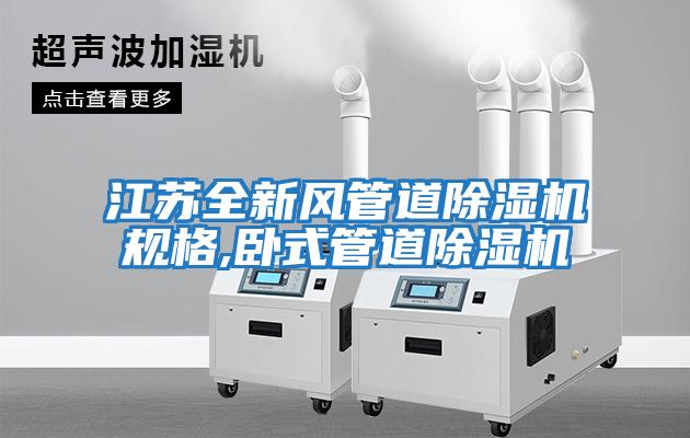 江蘇全新風(fēng)管道除濕機規格,臥式管道除濕機