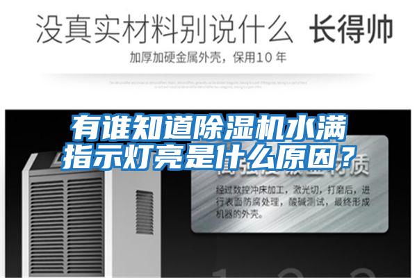 有誰(shuí)知道除濕機水滿(mǎn)指示燈亮是什么原因？