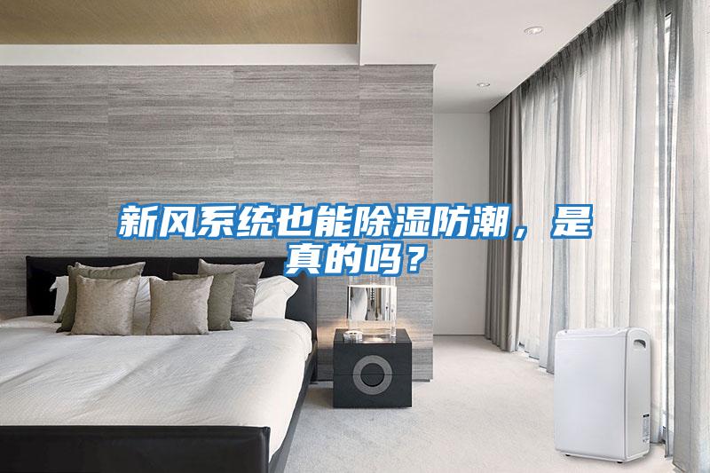 新風(fēng)系統也能除濕防潮，是真的嗎？