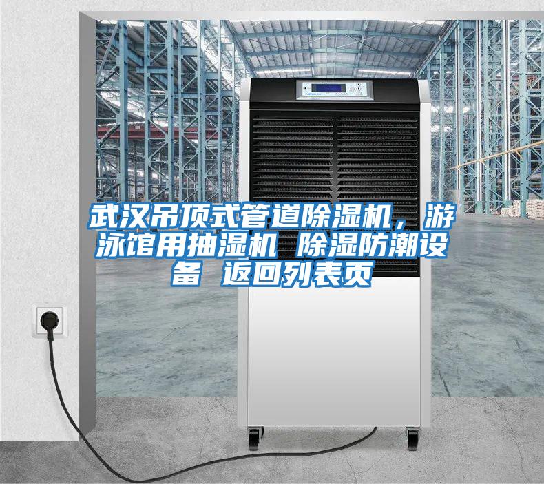 武漢吊頂式管道除濕機，游泳館用抽濕機 除濕防潮設備 返回列表頁(yè)