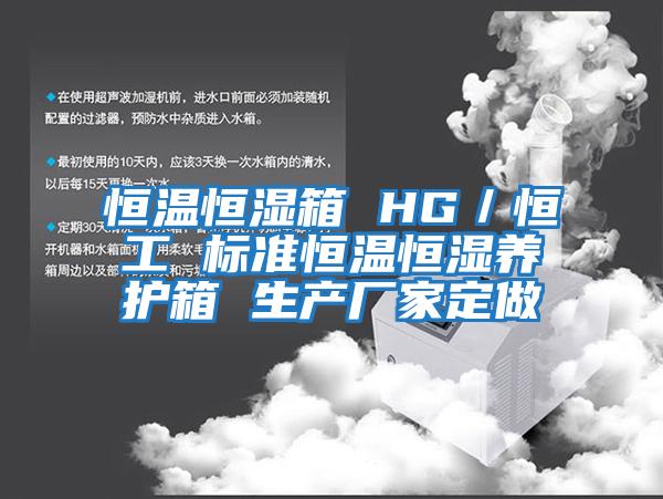 恒溫恒濕箱 HG／恒工 標準恒溫恒濕養護箱 生產(chǎn)廠(chǎng)家定做