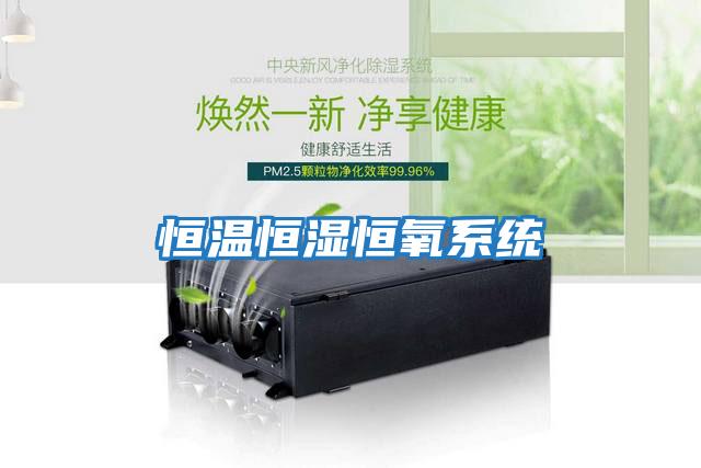 恒溫恒濕恒氧系統