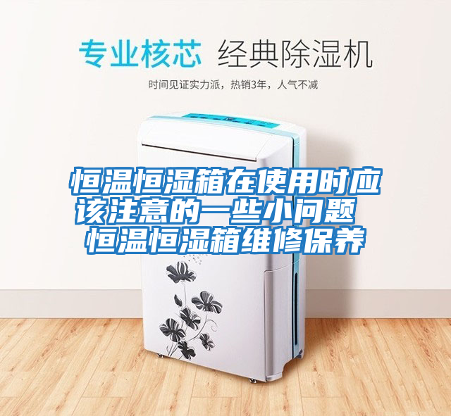 恒溫恒濕箱在使用時(shí)應該注意的一些小問(wèn)題 恒溫恒濕箱維修保養