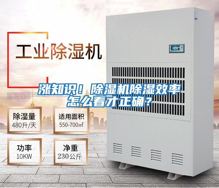 漲知識！除濕機除濕效率怎么看才正確？
