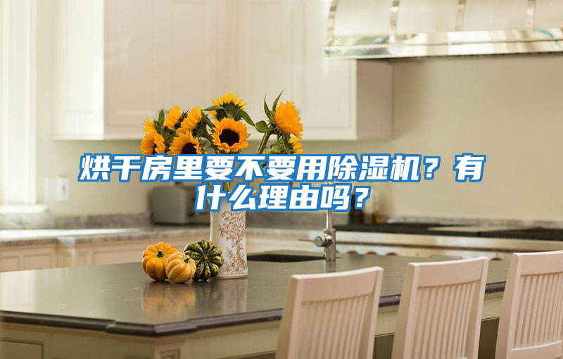 烘干房里要不要用除濕機？有什么理由嗎？