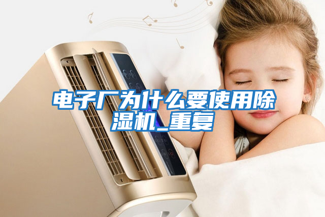電子廠(chǎng)為什么要使用除濕機_重復