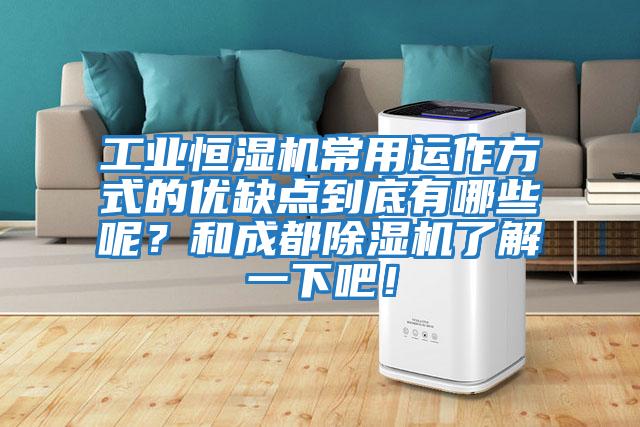 工業(yè)恒濕機常用運作方式的優(yōu)缺點(diǎn)到底有哪些呢？和成都除濕機了解一下吧！