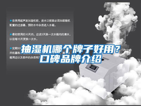 抽濕機哪個(gè)牌子好用？口碑品牌介紹