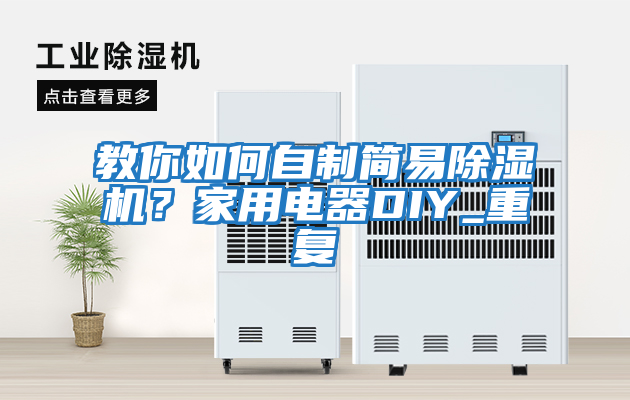 教你如何自制簡(jiǎn)易除濕機？家用電器DIY_重復
