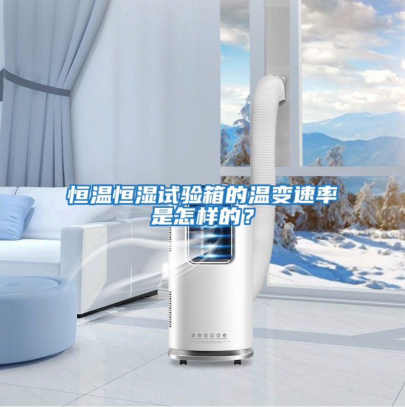 恒溫恒濕試驗箱的溫變速率是怎樣的？