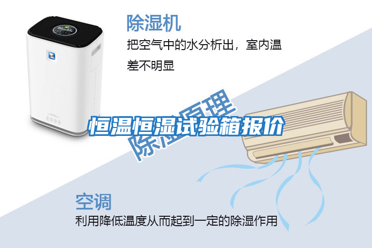 恒溫恒濕試驗箱報價(jià)