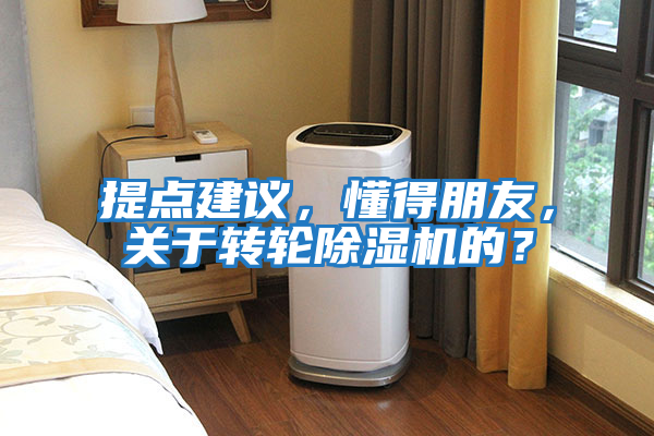 提點(diǎn)建議，懂得朋友，關(guān)于轉輪除濕機的？