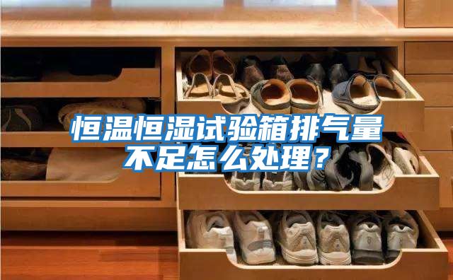 恒溫恒濕試驗箱排氣量不足怎么處理？