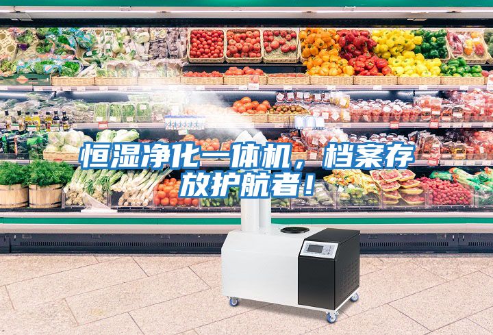 恒濕凈化一體機，檔案存放護航者！